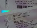 Tickets en fosse concert bruno mars à lyon le 08 juin 2017