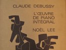 DEBUSSY, PIANO WORKS, COMPLETE, NOËL LEE, FRENCH VALOIS BOXSET MB 961-66, EX/M-