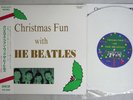 BEATLES CHRISTMAS FUN WITH DUKPORT MFPM-86Y51 Japan OBI White Vinyl 10