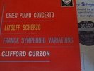 Clifford Curzon ,Grieg, Franck, Litolff.London Phil & LSO Decca SXL 2173 ED1