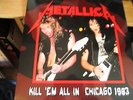 LP VINYL RECORD-METALLICA-KILL 'EM ALL IN CHICAGO '83-BROWN WAX-UNPLAYED-77/100