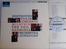 MILSTEIN Leinsdorf Beethoven Violin Concerto Columbia 1962 SAX 2508 N/Mint LP