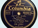 Joe Venuti's Rhythm Boys - LITTLE GIRL / Tempo di Modernage 1931