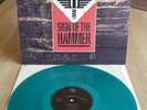 Manowar Sign of the Hammer LP Original Tschechien Press VERY RAR GREEN Vinyl