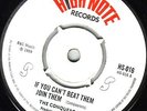 THE CONQUERORS/SKINHEAD REGGAE/HIGH NOTE 45/IF YOU CAN'T BEAT THEM JOIN THEM EX+