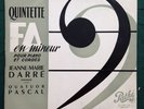 Cesar Franck Quintet Jeanne-Marie Darre (pno) & Quatuor Pascal - Pathe DTX 123