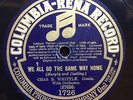 MUSIC HALL: CHAS. R. WHITTLE- ‘WE ALL GO THE SAME WAY HOME’ COLUMBIA 78, E+ COPY
