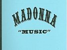 Madonna - Music Marketing Campaign In House Only Itinerary Promo Book