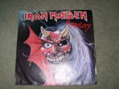 original iron maiden 7 inch vinyl purgatory emi 5184 1981 1st Press