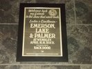 Emerson Lake & Palmer-Wembley 1974-Original poster sized advert framed