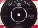 ELVIS PRESLEY: PARTY/GOT A LOT O' LOVIN' TO DO (RCA VICTOR)