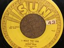 Johnny Cash: I Walk the Line / Get Rhythm 45 Record ORIGINAL (1956) Sun 241