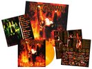 THE CROWN - HELL IS HERE, 2017 EU ORANGE/RED MARBLED vinyl LP, 300 COPIES  NEW