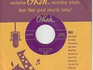 FIVE SCAMPS - Okeh 7049 - With All My Heart / Red Hot - 1954 DOO-WOP 45 w/co slv
