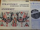 SXL 2277 Stravinsky Les Noces / Symphony of Psalms / Ansermet W/B