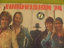 Eurovision 74 Israel Only Hebrew Hype Sticker ABBA On Front / Olivia Newton John