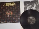 ANTHRAX Among The Living Vinyl LP Record Album Hair Metal MEGAFORCE WORLDWIDE US