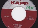 Rockabilly / Inst 45 -The FIREBALLS - I Don't Know / Fireball