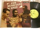 FOR MUSICIANS ONLY Stan Getz Dizzy Gillespie Sonny Stitt Verve 8198 mono dg LP