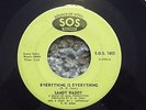 SANDY WADDY - EVERYTHING IS EVERYTHING - SOS RECORDS YELLOW LABEL-NORTHERN SOUL