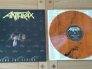 Anthrax Among The Living 2014 Euro Orange Vinyl LP Inner New Thrash Speed Metal