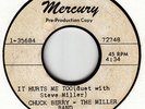 CHUCK BERRY & STEVE MILLER-IT HURTS ME TOO- MERCURY 45 ACETATE NM  BLUES HEAR IT