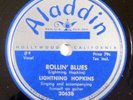 HEAR blues 78 LIGHTNING HOPKINS Shotgun Blues ALADDIN 3603 E- lightnin