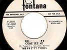 PRETTY THINGS - COME SEE ME/JUDGEMENT DAY - U.S. DJ 45 of BRITISH R&B - HEAR