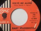 NORTHERN SOUL 45/ BABY WASHINGTON 
