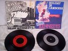 DEAD KENNEDYS, 2 X SINGLES, KILL THE POOR + HOLIDAY IN CAMBODIA, VG CONDITION