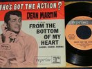 HTF Dean Martin Who's Got The Action 45 Picture Sleeve Reprise#20116 Stock Issue