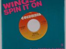 WINGS: Spin it On / Getting Closer USA Beatles 45 w/ Rare PS Paul McCartney NM-