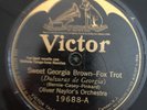 Victor 19688 Oliver Naylor's Orch SWEET GEORGIA BROWN hot  78 rpm 1925  E-