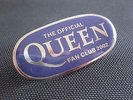 QUEEN  :  OFFICIAL QUEEN FAN CLUB - MEMBER 2002 - METAL PIN BADGE