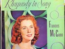 Frances Mccann - Rhapsody In Song LP VG L.P. 1002 Dorian Mono 1960 Record