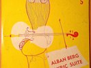 DIAL 5 ALBAN BERG LYRIC SUITE  PRO ARTE QUARTET  SCARCE NICE  DSM COVER