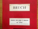 MICHELE AUCLAIR - Bruch , Concerto en Sol min. & Kol Nidrei - CONCERTEUM - VG+