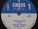 CHUCK BERRY Maybellene / Wee Wee Hours, CHESS RECORD Corp. vintage 78 RPM #1604
