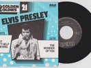 ELVIS PRESLEY - I just can't help believing - UNIQUE RCA DUTCH ONLY PS 45 LOOK