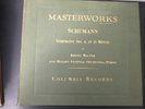 columbia masterworks no 106 schumann no 4 d minor bruno walter mozart  5 78s E-