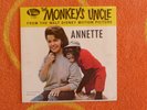 ANNETTE The Monkey's Uncle 45 rpm PICTURE SLEEVE ONLY Vista 1965 Teen Pop