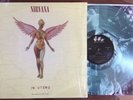 Nirvana - In Utero LP, 1st Press, 1993, CLEAR Vinyl, Kurt Cobain, In SHRINK