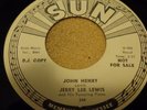 092...JERRY LEE LEWIS... MEMPHIS SUN PROMO 344...JOHN HENRY...VG++