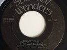 BLACK GOSPEL 45 / SPIRITUAL WONDERS / DON'T WAIT / GOD IS TIRED / UR 1953