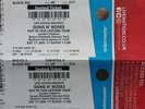 IN HAND 2 Good Front Row Seats Guns N Roses Not in This Lifetime Sat 17th June