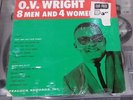 O.V. Wright - 8 Men And 4 Women Original 1968 LP Vinyl Record Rare Northern Soul