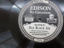 RARE 1917 EDISON RECORD 80358 OLD BLACK JOE STEPHEN FOSTER EX+ CRITERION QUARTET