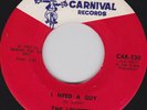 LOVETTES - I NEED A GUY - CARNIVAL -  60's