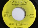 Hear  Doo Wop Detroit 45 The Aqua-Nites - Lover Don'T You Weep / Carioca On Astr