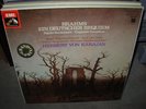 KARAJAN / BRAHMS ein deutsches requiem ( classical ) 2 lp box QUAD